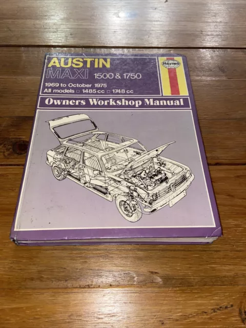 Haynes Owners Workshop Manual No. 052. Austin Maxi. 1969 to 1975. All Models