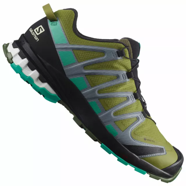 Salomon XA PRO 3D v8 GTX Herren-Laufschuhe Trailrunning Trail-Schuhe Grün