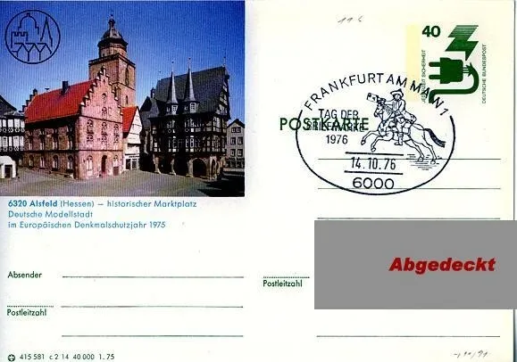 (002) Bildpostkarte - Alsfeld (Hessen) - gestempelt