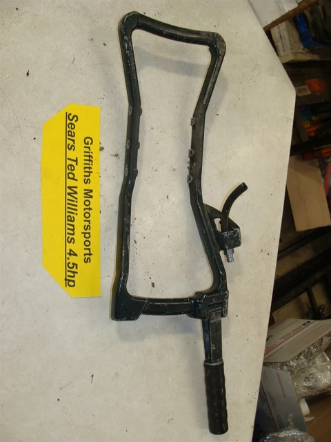 1973 Sears Tecumseh 4.5hp outboard Ted williams tiller steering carry handle