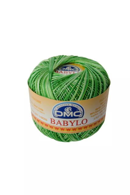 Thread To Crochet Babylo Gross. 10 - Col. 114 - Green Gradient