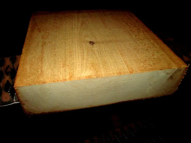 "Hermoso Tazón De Sassafras Blancos Bloques Giratorios Torno Madera 12"" X 12"" X 3"