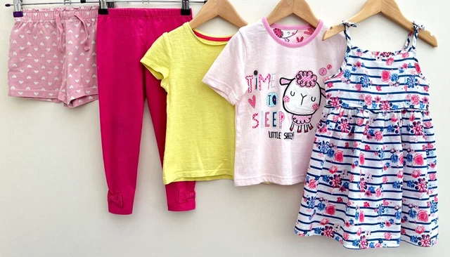 Pacchetto di vestiti per ragazze età 2-3 Tu Primark