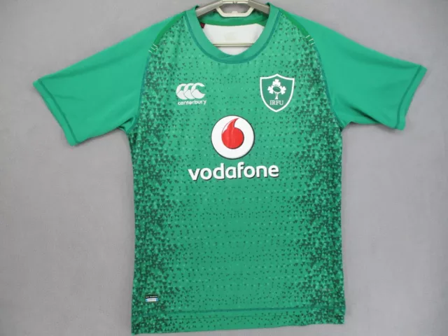 Ireland Rugby Jersey Mens Small Green Canterbury 2018 2019 Home Rugby Union IRFU