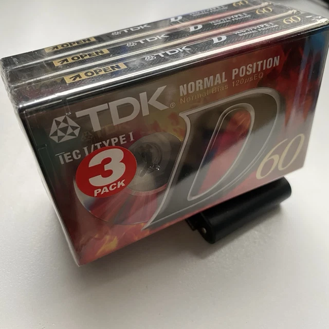 Cassette Audio TDK DB 60 – Type I – Vierge – NEUVE Sous Blister