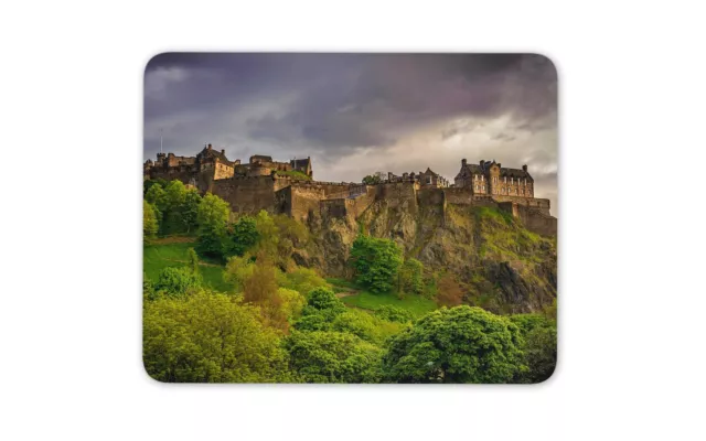 Edinburgh Castle Scotland Mouse Mat Pad - Scottish UK Travel Gift Computer #8906