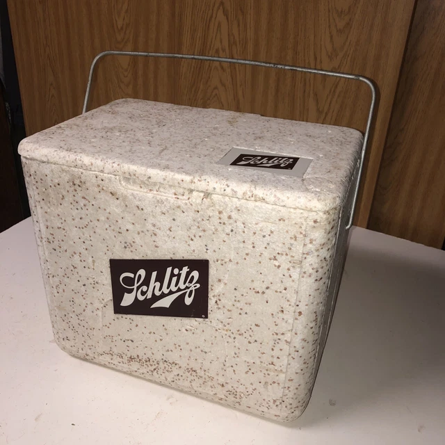 VINTAGE SCHLITZ FOAM Cooler Beer /Ice Chest 27.00 PicClick