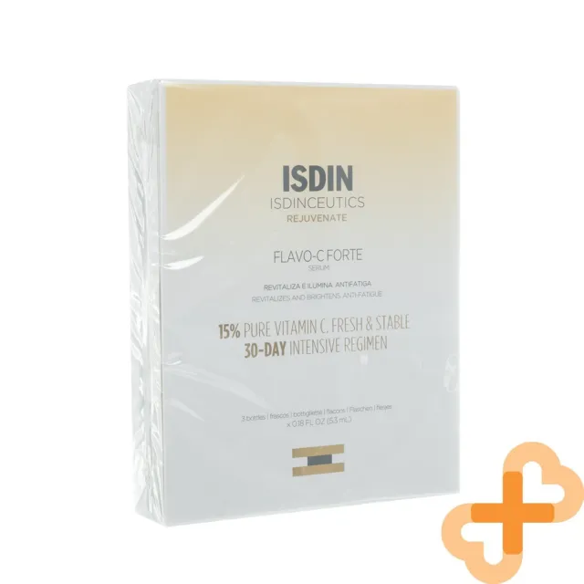 ISDIN Isdinceutics Flavo-C Forte Brillo Cara Piel Serum Vitamina C 15% 3x3ml