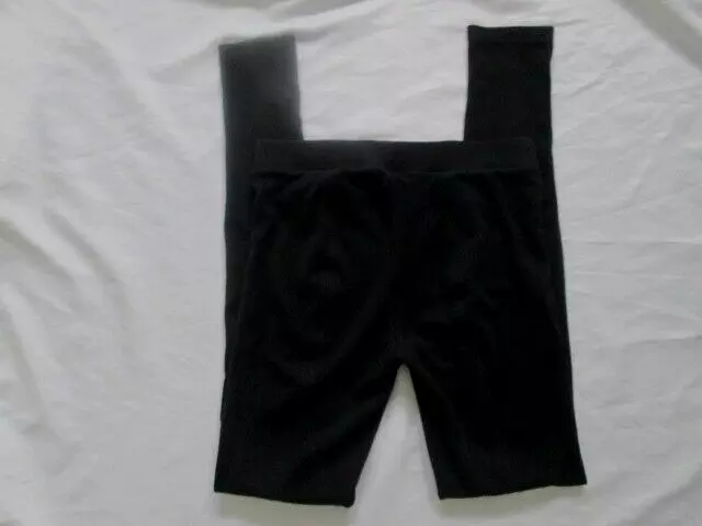 VINCE black ponte stretch knit seamed pull-on leggings pants.  Size Medium. 3