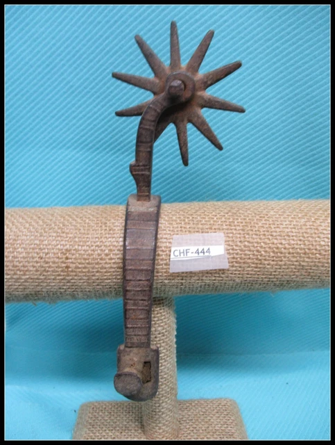 HUGE Hand FORGED Heavy 1800's Mexican SPANISH Single Spur HUGE Hand FORGED Heavy 1800's Mexican SPANISH Single Spur