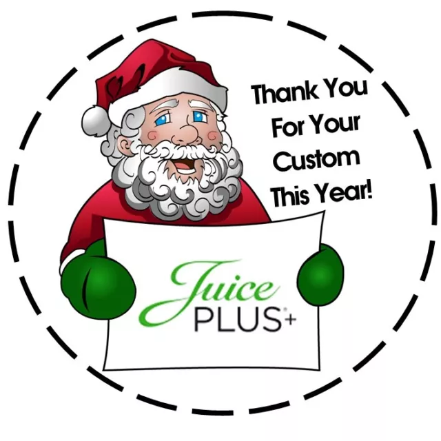 JUICEPLUS, Christmas Stickers Circle Labels, Giftwrap,  JUICE PLUS, FAST PnP!!