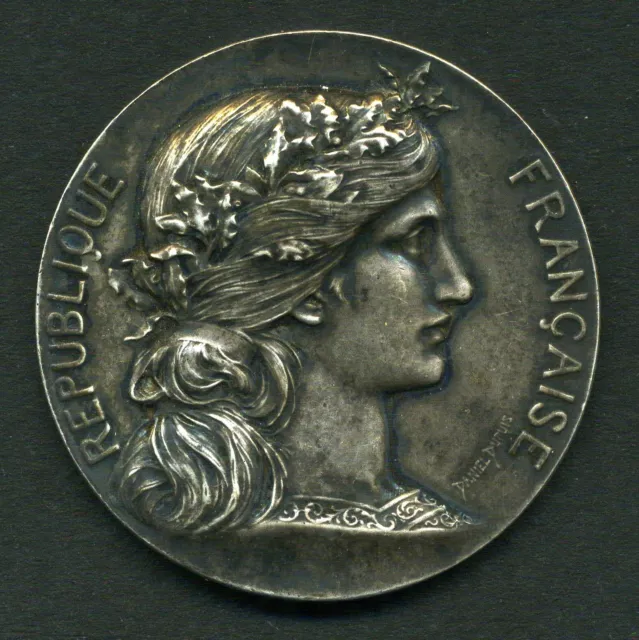 (2038) Lourde et Grosse  MEDAILLE ARGENT ( Poinçon ARGENT sur la tranche )
