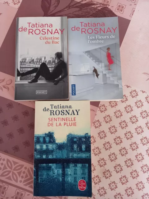 lot de 3 livres de poche TATIANA DE ROSNAY