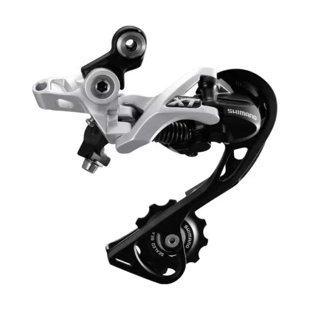 Shimano Deore XT Shadow RD-M781 10 Speed Rear Derailleur Medium Cage In Silver