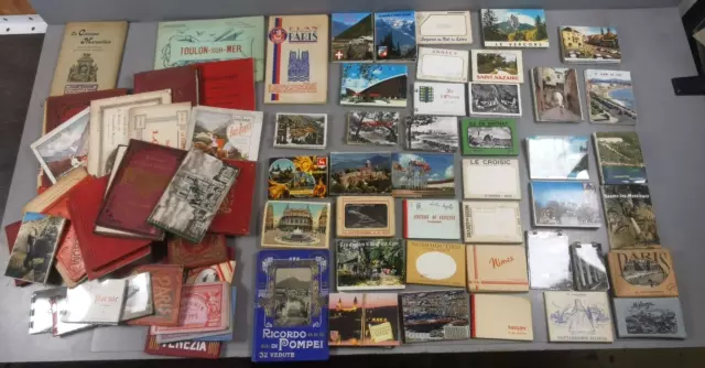 Lot +60 Carnets PHOTOS CARTES POSTALES Ville Regions France Brehat Annecy M22