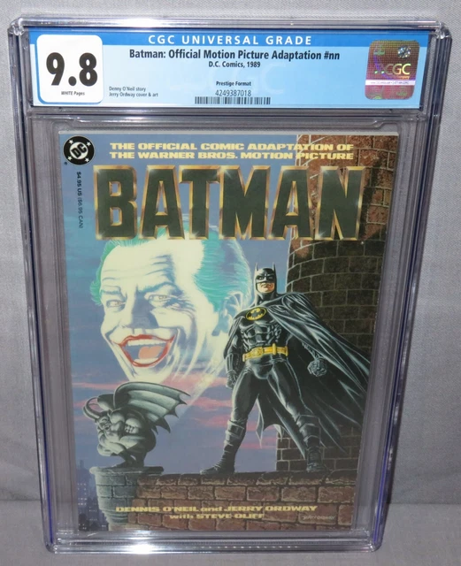 BATMAN: OFFICIAL MOTION PICTURE ADAPTATION Prestige CGC 9.8 NM/MT DC Comics 1989