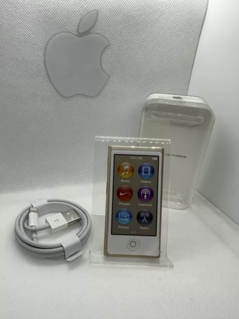 Apple iPod nano 7. Generation 7G (16GB) Or Bronze Rare Utilisé #1547