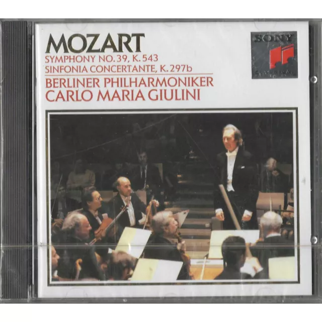 Giulini, Mozart CD Symphonie No. 39, Symphonie Concertante, K.297b / Scellé