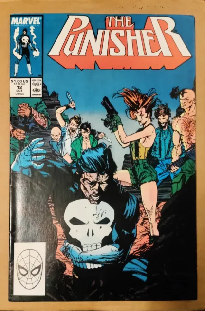 The Punisher #12 - (1988 Volume 2) - October 12 - Marvel Comics 💎🔥👀