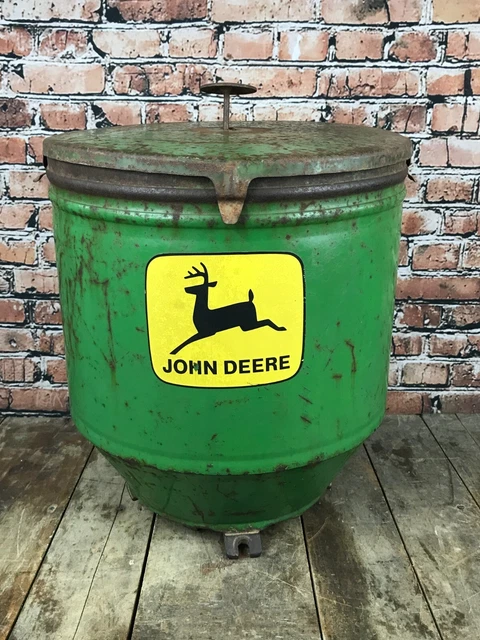 John Deere Seed Planter Hopper Box B15490 Yard Art Flower Pot