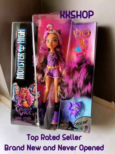 2022 Mattel Monster High Clawdeen Wolf G3 Doll New In Box Ready to Ship