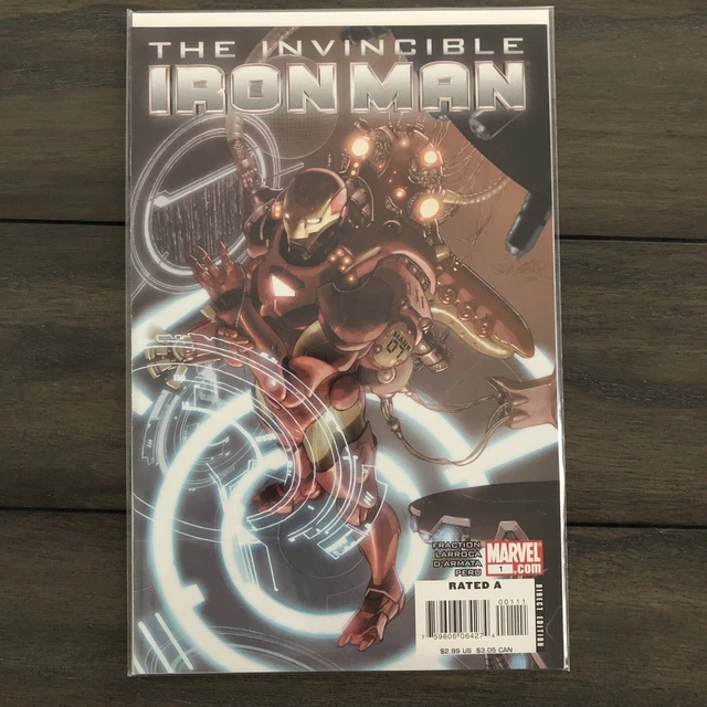 Invincible Iron Man #1 Larroca Cover  / Fraction / Larroca / Marvel Comics 2008