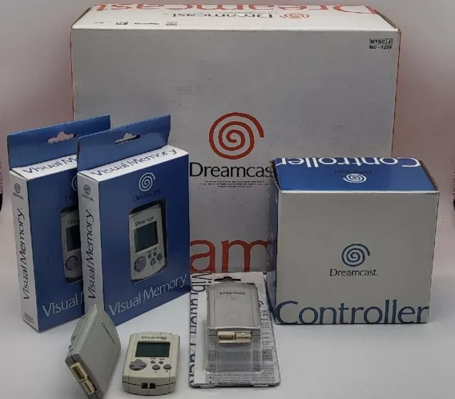 Sega Dreamcast Boxed Console Japanese, Multi region Bundle