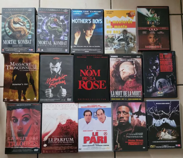 Lot N°3 de 29 DVD (genres divers) à saisir (Maniac cop, Nom de la rose, Pari...) 3