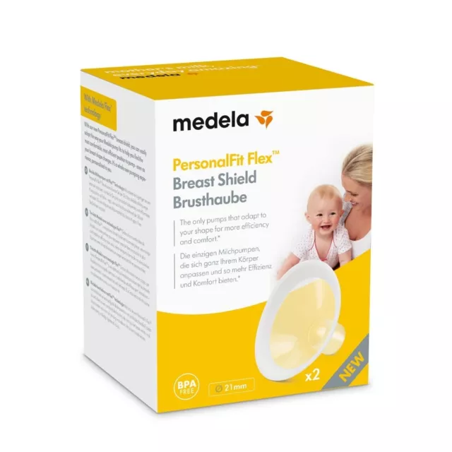 Medela Personalfit Flex Breastshield, 2 Pack - 2.1cm 3