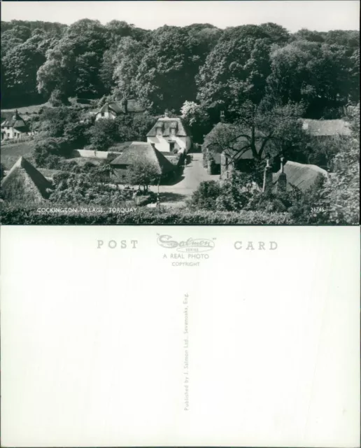 Torquay Cockington Village Real Photo RP J Salmon 21745