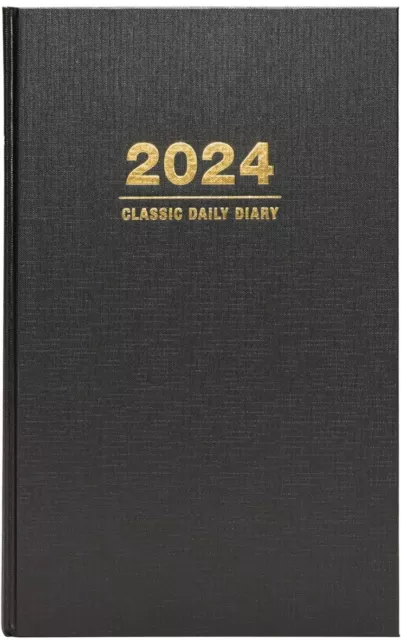 Global Printed Products, 2024 Professional Hardcover Daily Journal & Planner ...