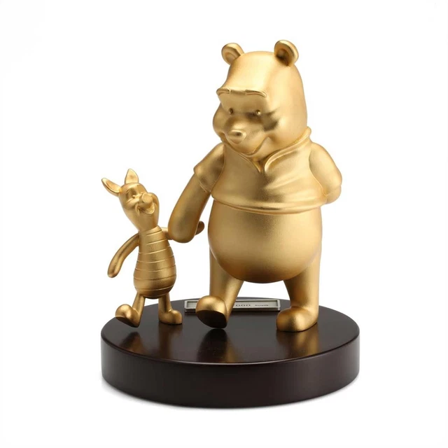 Disney By Royal Selangor 0179036E Edizione Limitata Dorato Pooh & Pimpi Figurina