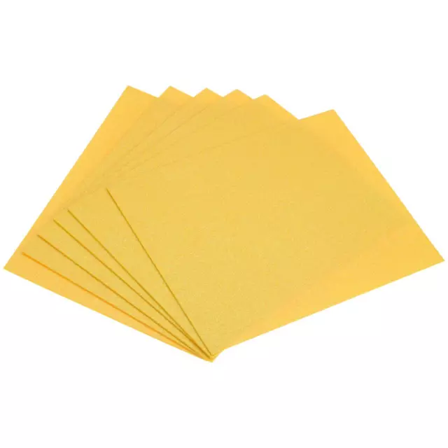 Yellow Glitter EVA Foam Sheets 11 x 8 Inch 2mm Thick for Crafts DIY 6 Pcs