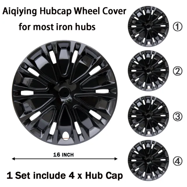for Toyota Nissan Dodge Dart 4PC Wheel Covers Caps 16" Rim Hubcaps Hub Caps R16