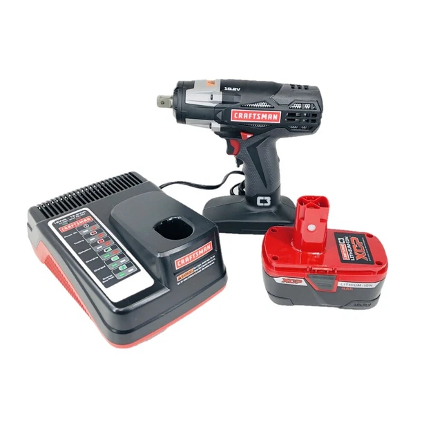 NEW CRAFTSMAN C3 19.2 Volt 1/2" Heavy Duty Impact Kit 45915 209.99