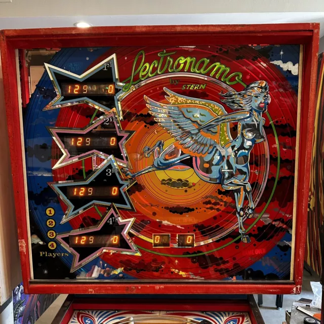 Vintage Stern LECTRONAMO SS Pinball Machine - Looks and Plays Great Bally Like