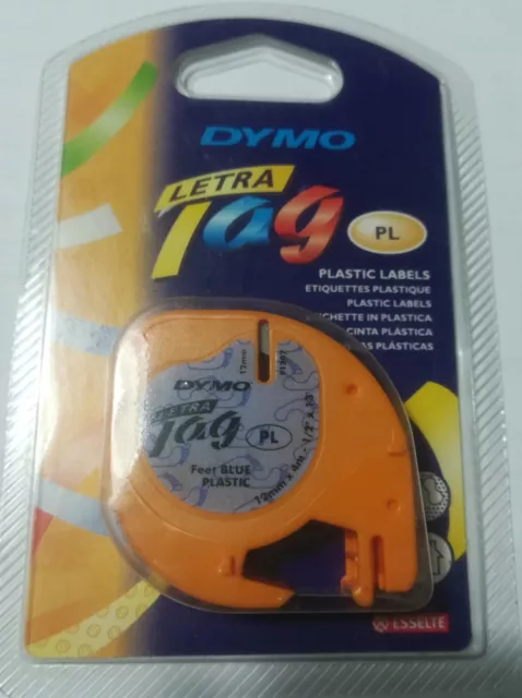 Kit 10 Dymo Letra Tag (5Pa Bianco)(2Pl Blu)-(1Pl Verde)-(2Mt Silver Metallic)+++ 3