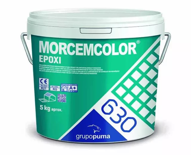 630 Morcemcolor Epoxi RG Blanco: Mortero de colocación y rejuntado epoxi. 5 kg