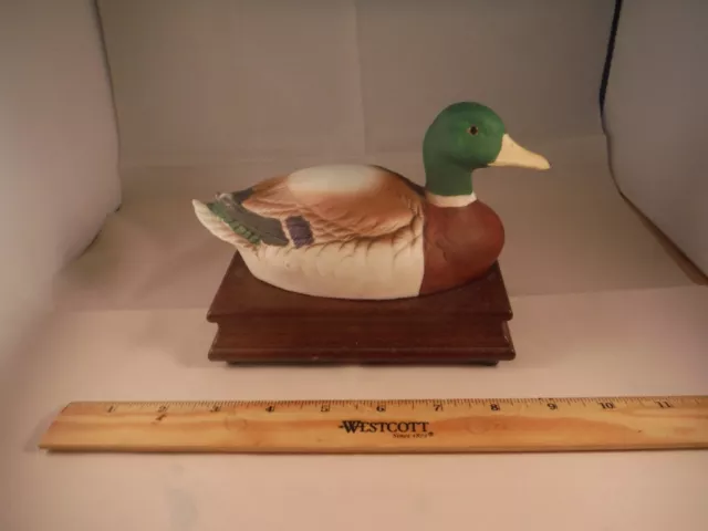 Mallard Duck "The Way We Were-Streisand" Music Box-Duck Hunter Gift!!!