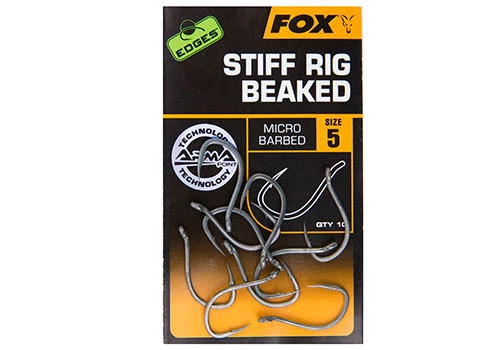 Fox Edges NEW Stiff-Rig Beaked  Hooks Barbed & Barbless In All Sizes PAY 1 POST