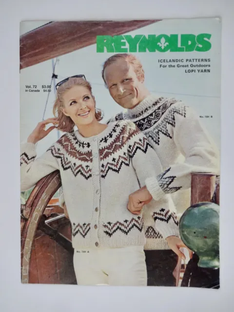 Reynolds Icelandic Patterns for the Great Outdoors Vol.72 Sweaters Mens Womens