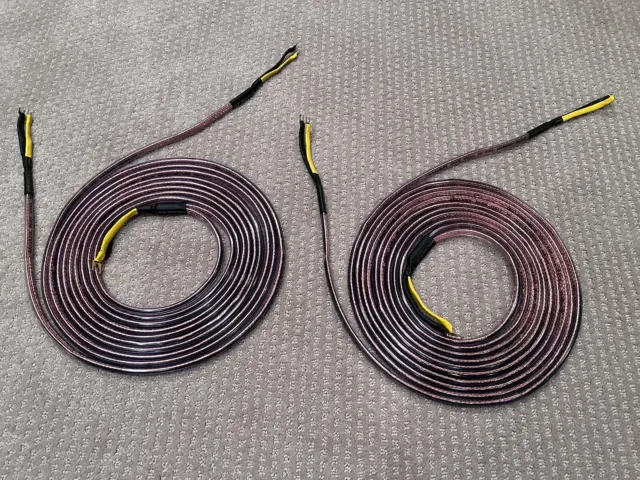 Analysis Plus Oval 12 double shot gun external bi-wire speaker cable 12’ pair