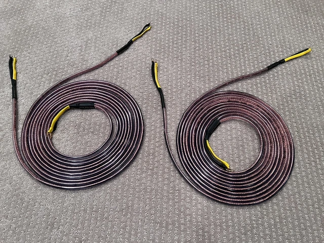 Analysis Plus Oval 12 double shot gun external bi-wire speaker cable 12’ pair Analysis Plus Oval 12 double shot gun external bi-wire speaker cable 12’ pair