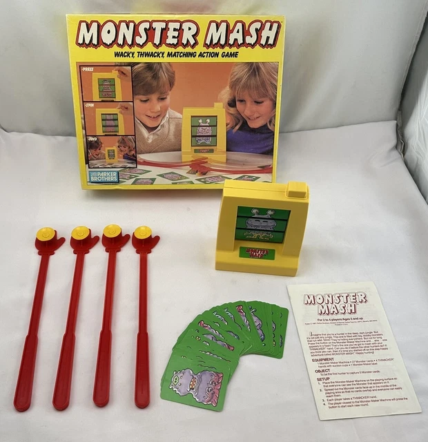 1987 MONSTER MASH Game by Parker Brothers Complete in Great Cond FREE ...