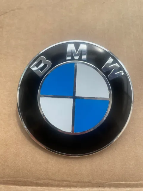 BMW 74 mm 3 serie 5 emblema distintivo portellone posteriore stivale - E39 E46 E90 E92 -