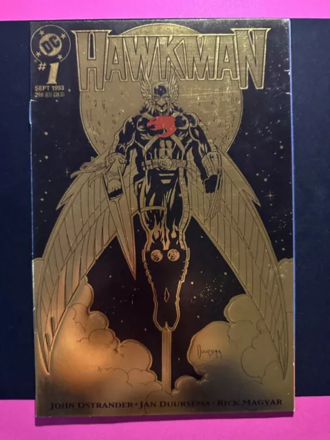 1993 DC Comics Hawkman #1 Gold Foil Embossed Cover