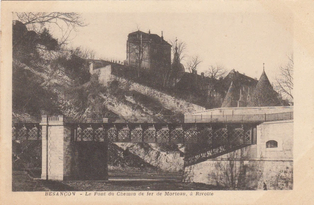 BESANCON le pont du chemin de fer de morteau