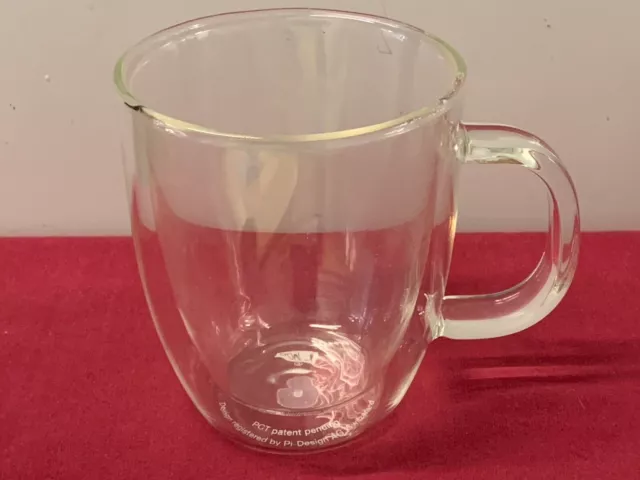 Insulated,  Double Wall, Glass  Expresso Mug, 3.5 Ounces  --  3