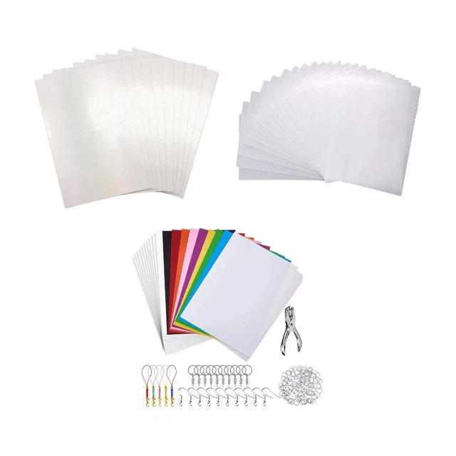HEAT SHRINK SHEETS DIY Film Sheets Printable Crafts Making Art Handmade