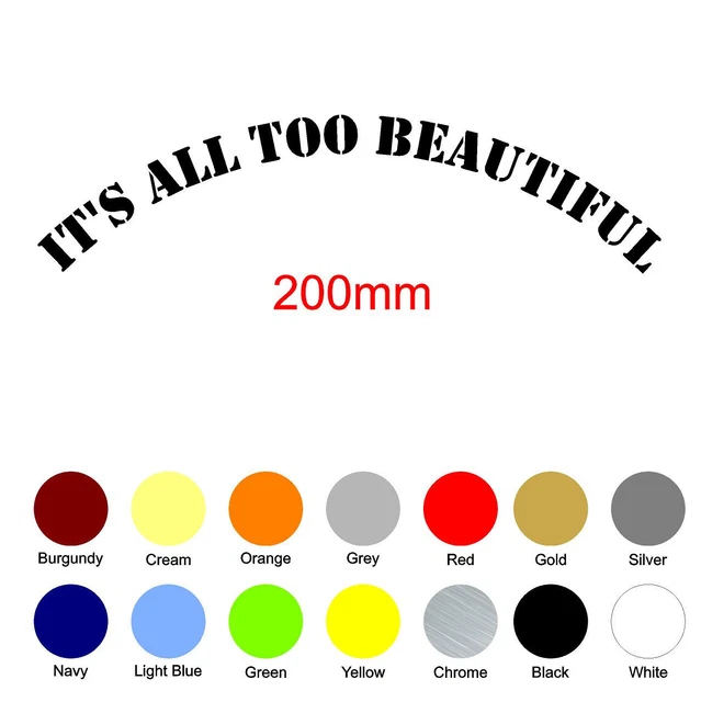 Flyscreen Vinyl Star Decal With Outline - 85mm - For Lambretta, Vespa Scooters - All Colors